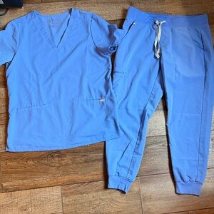 Figs Light Blue Scrubs